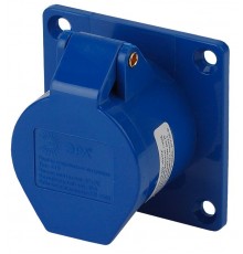 Розетка ЭРА стационарная внутренняя 413 2Р+РЕ 16А 220В IP44  Б0032867  ЭРА