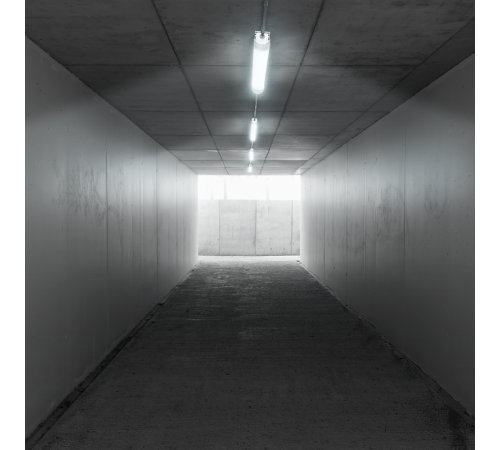 Светильник светодиодный промышленный линейный 18Вт 1700Лм 4000К IP65 570*60*55мм матовый с возм соед в линию  843424218  Gauss