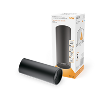 Светильник светодиодный накладной HD029 12W (черный/черный) 3000K 79x200мм  HD029  Gauss