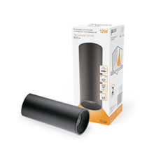 Светильник светодиодный накладной HD029 12W (черный/черный) 3000K 79x200мм  HD029  Gauss