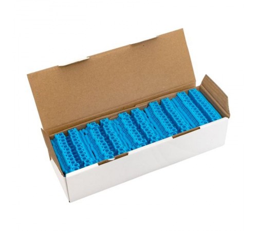 Клеммная колодка винтовая 2.5 UT синяя  scr-ut-2,5-b  EKF