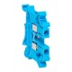 Клеммная колодка винтовая 2.5 UT синяя  scr-ut-2,5-b  EKF