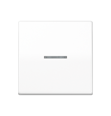 Клавиша для выключателя с окошком для подсветки; термопласт; белая  AS591KO5BFWW  Jung