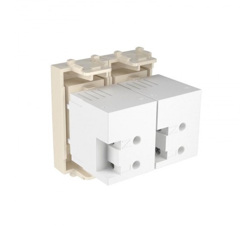 USB зарядное устройство "Ванильная дымка", "Avanti", 2.1А, 2 мод.  4405542  DKC