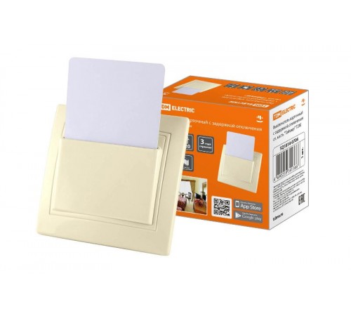 Выключатель карточный с задержкой отключения сл. кость "Таймыр"  SQ1814-0704  TDM