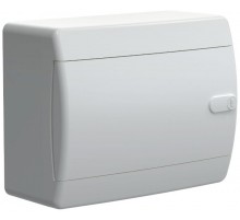 Корпус пластиковый навесной на 8 модулей ЩРН-П-8 IP41 белая дверь UNION Compact  UIC-KP13-N-08-41-K01  IEK