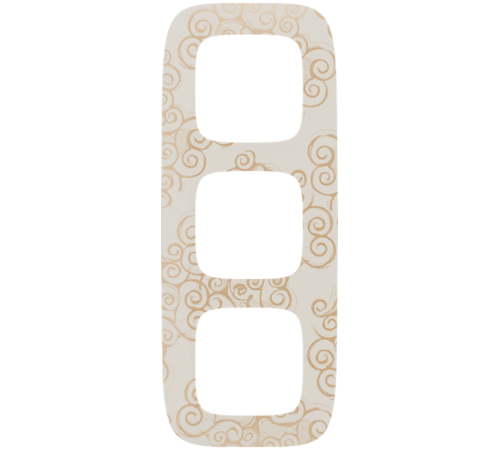 Valena ALLURE Нарцисс золото Рамка 3-ая  754353  Legrand