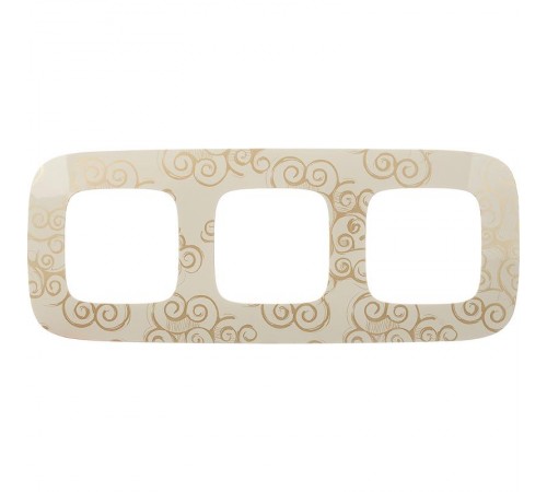 Valena ALLURE Нарцисс золото Рамка 3-ая  754353  Legrand