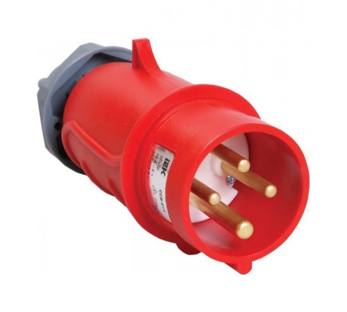 Вилка переносная ССИ-014 16А-6ч/380-415В 3Р+РЕ IP44 MAGNUM  PSN02-016-4  IEK