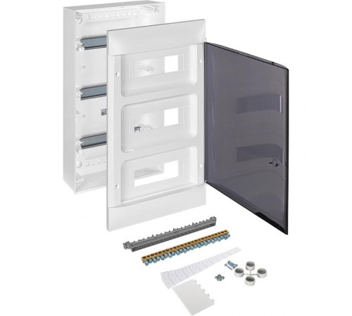 Practibox S Пластиковый щиток Навесной 3X12 Дымчатая дверь  135613  Legrand