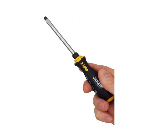 Отвертка плоская шлицевая ударная Ergonic 5,5X1,0X100  45005540  Felo