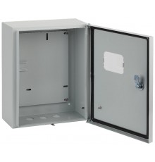 Щит учета металлический навесной ЩУ-3/1-0 76 У1 IP54 (395х310х150)  Б0028770  ЭРА