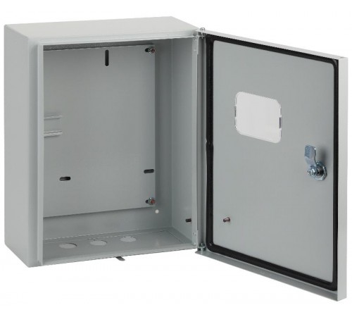 Щит учета металлический навесной ЩУ-3/1-0 76 У1 IP54 (395х310х150)  Б0028770  ЭРА