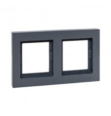 2 - местная рамка, IP44, графит, пластик Эпика  UP1-FPG-02-44 EKF