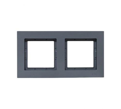 2 - местная рамка, IP44, графит, пластик Эпика  UP1-FPG-02-44 EKF