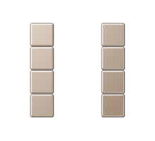 комплект накладок 4гр шампань  A504TSACH  Jung