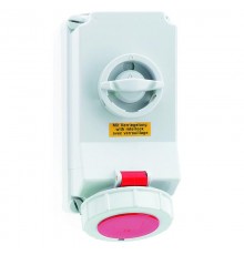 Розетка с блокировкой 16A 5p 400V 6h IP67 225x118 mm 16041 I 16041-Bals I Bals