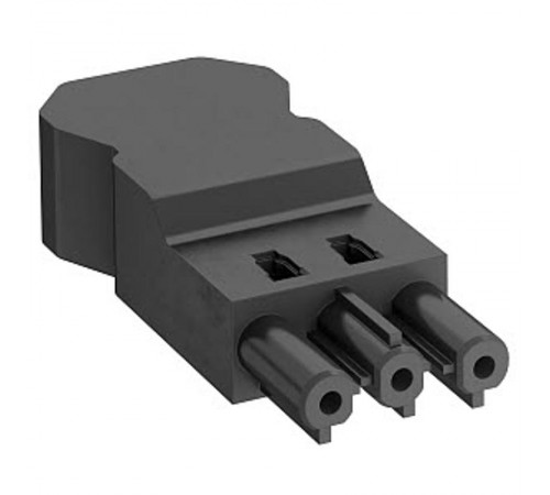 Штекер 3-х полюсный типа GST18i (черный) (BT-S4 GST18i3 SW)  6108064  OBO Bettermann