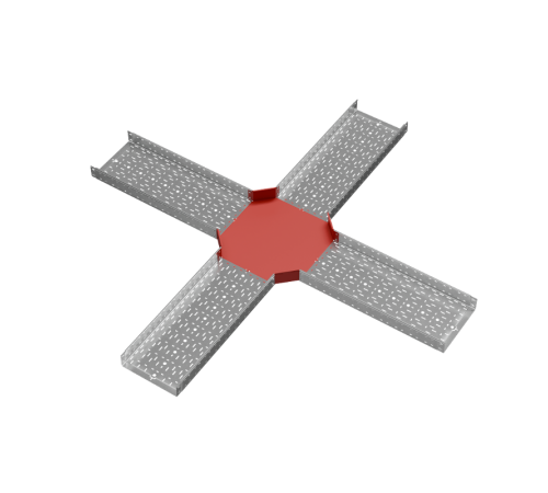 Х-разветвитель 100х400 мм "ПЛЮС"  XDplus100-400   КМ-профиль