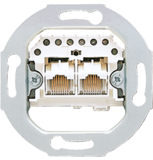 Розетка телефонная (IAE/UAE) 28 полюсов, для двух параллельных терминалов  UAE2X8UPO  Jung
