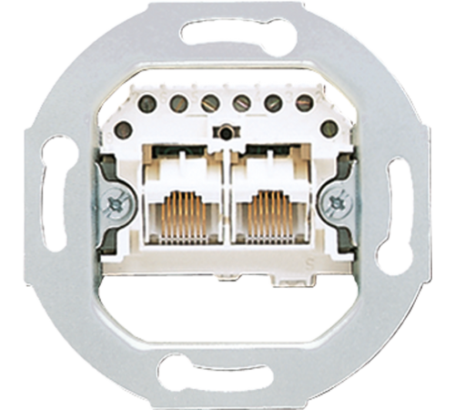 Розетка телефонная (IAE/UAE) 28 полюсов, для двух параллельных терминалов  UAE2X8UPO  Jung