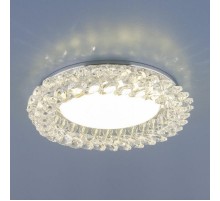 Светильник точечный встраиваемый 1063 GX53 CH/CL хром/прозрачный  a034167  Elektrostandard