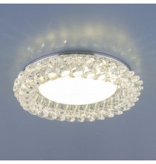 Светильник точечный встраиваемый 1063 GX53 CH/CL хром/прозрачный  a034167  Elektrostandard