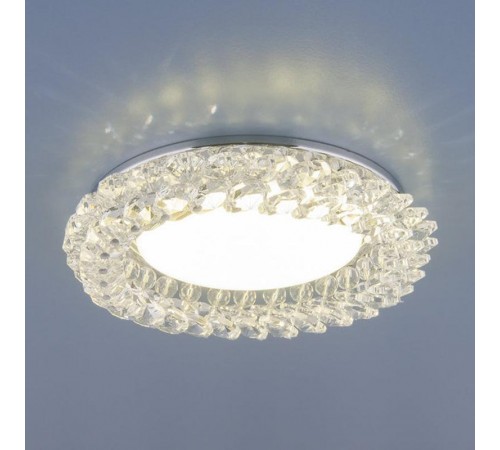 Светильник точечный встраиваемый 1063 GX53 CH/CL хром/прозрачный  a034167  Elektrostandard