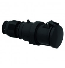 Вилка панельная 3п(2p + PE) 63А 230 QC черная IP44 I 310488-Bals I Bals
