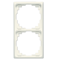 Рамка для инсталляции в кабельных каналах, 2-кратная; слоновая кость  CD582KW  Jung