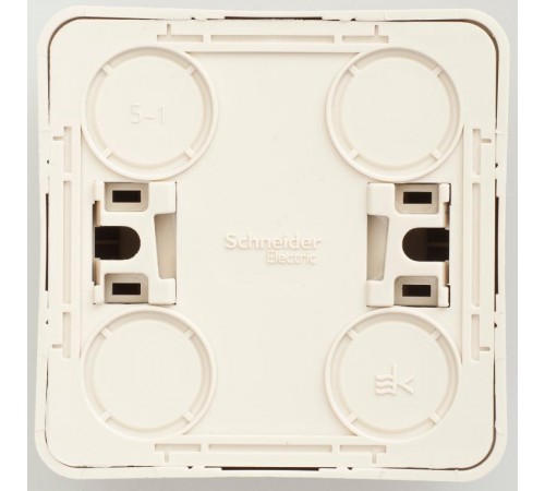 Этюд Кремовый О/У Розетка с заземлением без шторок  PA16-003K  SE