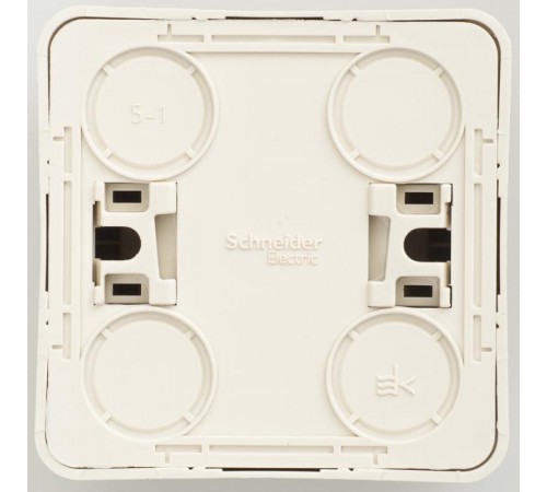 Этюд Кремовый О/У Розетка с заземлением без шторок  PA16-003K  SE