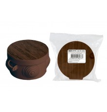 Коробка распределительная о/п D85х40мм, крышка, бук, IP54, 4вх. инд. Штрихкод  SQ1401-0602  TDM