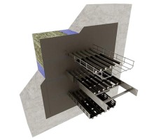 Пояс огнестойкий для установки в кабельных коробах, лотках, кабельной лестнице, огнестойкость - 4 часа, комплект на 1м2, 500096  ИНЗАБАР-ХПС-KK-3СД/3
