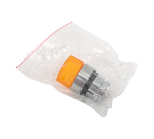 Исполнительный механизм переключателя ХB4 желтый на 2 положения с фиксацией, с подсветкой с короткой ручкой EKF PROxima    XB4BD2FL-Y   EKF 