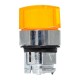 Исполнительный механизм переключателя ХB4 желтый на 2 положения с фиксацией, с подсветкой с короткой ручкой EKF PROxima    XB4BD2FL-Y   EKF 
