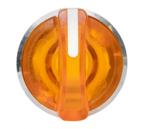 Исполнительный механизм переключателя ХB4 желтый на 2 положения с фиксацией, с подсветкой с короткой ручкой EKF PROxima    XB4BD2FL-Y   EKF 