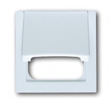 Плата центр. с откидной крышкой для 50x50 мм телекомм. вставок/механизмов, серия impuls, цвет альп. белый  1753-0-4997   2CKA001753A4997  ABB