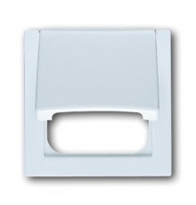 Плата центр. с откидной крышкой для 50x50 мм телекомм. вставок/механизмов, серия impuls, цвет альп. белый  1753-0-4997   2CKA001753A4997  ABB