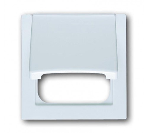 Плата центр. с откидной крышкой для 50x50 мм телекомм. вставок/механизмов, серия impuls, цвет альп. белый  1753-0-4997   2CKA001753A4997  ABB