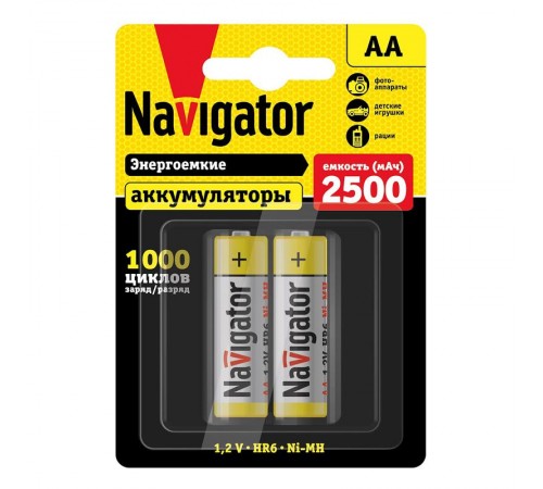 Аккумулятор 94 464 NHR-2500-HR6-BP2 94464 Navigator