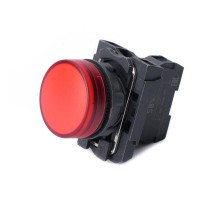 Сигнальная лампа SB5 в сборе модульная 22 мм красная 24В DC  SB5AVB4  SE