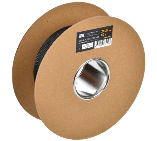 Оплетка кабельная 20-28мм полиэстер 50м черная   UBS10-PL-2032-050-K02  IEK