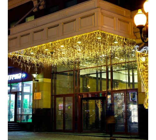 Светодиодная гирлянда ARD-EDGE-CLASSIC-2400x600-WHITE-88LED-STD WARM (230V, 6W)  026020  Arlight