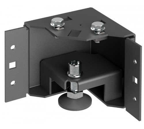 ITK by ZPAS Уголок цоколя h=100мм рег. чер. (4шт/компл) РФ  ZP-BC05-B1-01-R  ITK