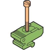Ножка FX для монтажа на рейку DIN1 клеммных блоков  1SNA167682R2300  TE