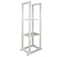 Стойка открытая WZ-6026-01-01-011 19"(проф.WZ-1718-XX-XX-000),24U,в.1185мм,ш.560мм и полезн. г.650мм,двухрамн.,сер. (RAL 7035) SRX-224  45722  Zpas