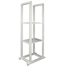 Стойка открытая WZ-6026-01-01-011 19"(проф.WZ-1718-XX-XX-000),24U,в.1185мм,ш.560мм и полезн. г.650мм,двухрамн.,сер. (RAL 7035) SRX-224  45722  Zpas