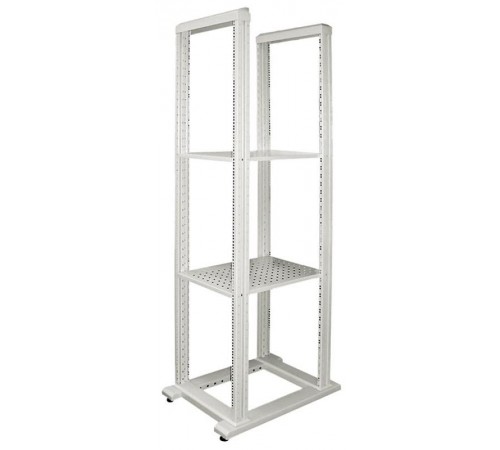 Стойка открытая WZ-6026-01-01-011 19"(проф.WZ-1718-XX-XX-000),24U,в.1185мм,ш.560мм и полезн. г.650мм,двухрамн.,сер. (RAL 7035) SRX-224  45722  Zpas