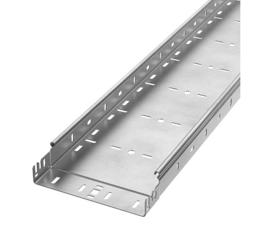 Лоток перфорированный Профи INOX (AISI 304) 200х50x6000 (1,2 мм) (12 м/уп)  PR16.13392  Промрукав